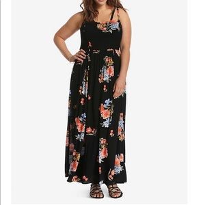 Torrid Insider Floral Lace Inset Maxi dress